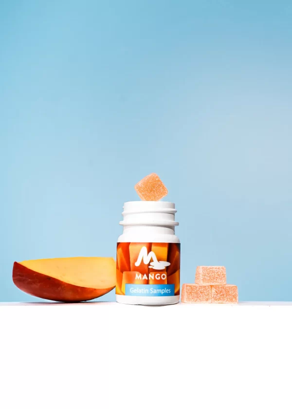 shopify--Gelatin-Mango-Bottle-Samples_1100x Mango Gelatin Gummy Base | 10 Kg